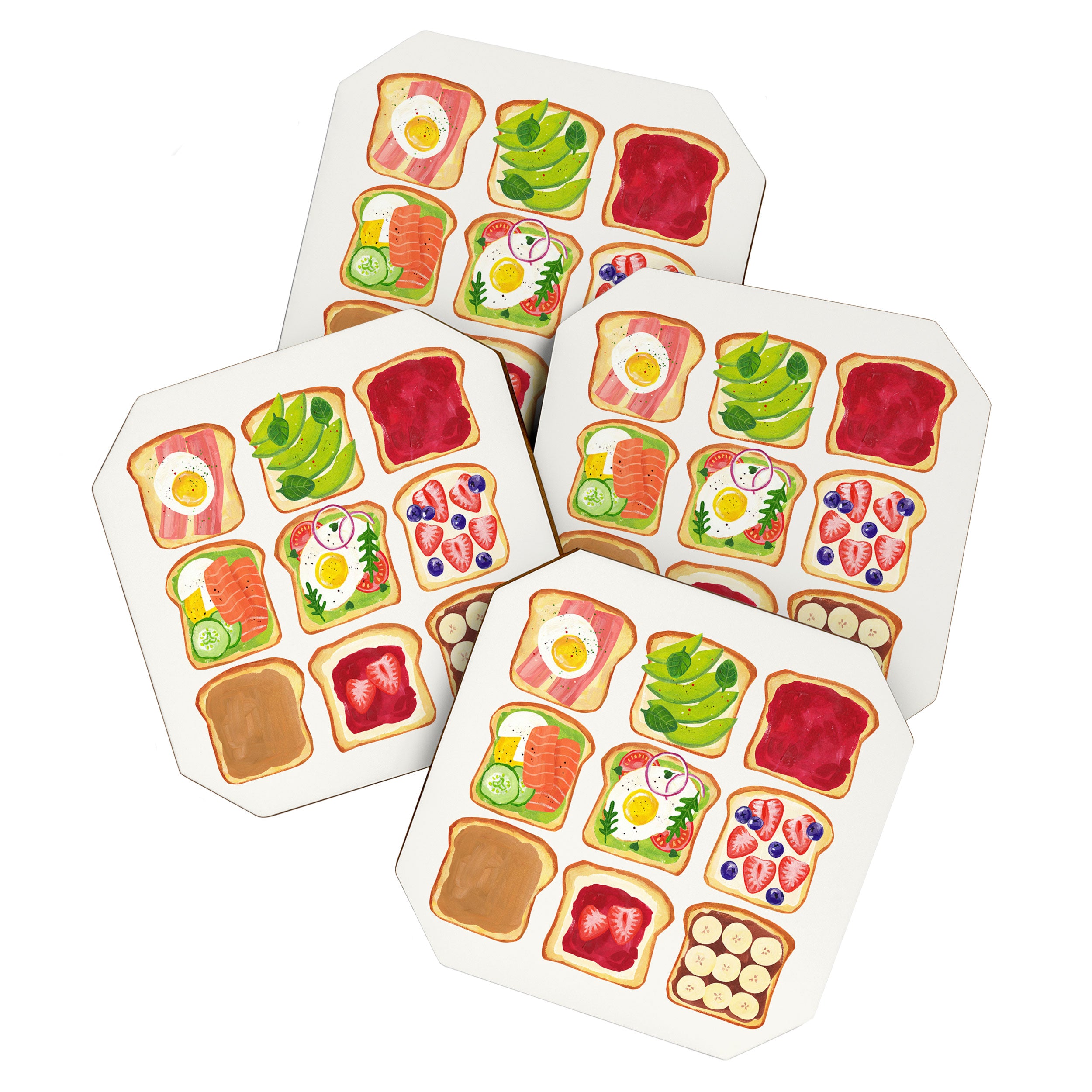 The Toast Club: Brunch Art Coaster Gallery Image 1