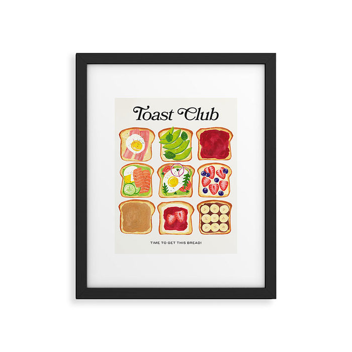 The Toast Club: Brunch Art Framed Art Print Gallery Image 1