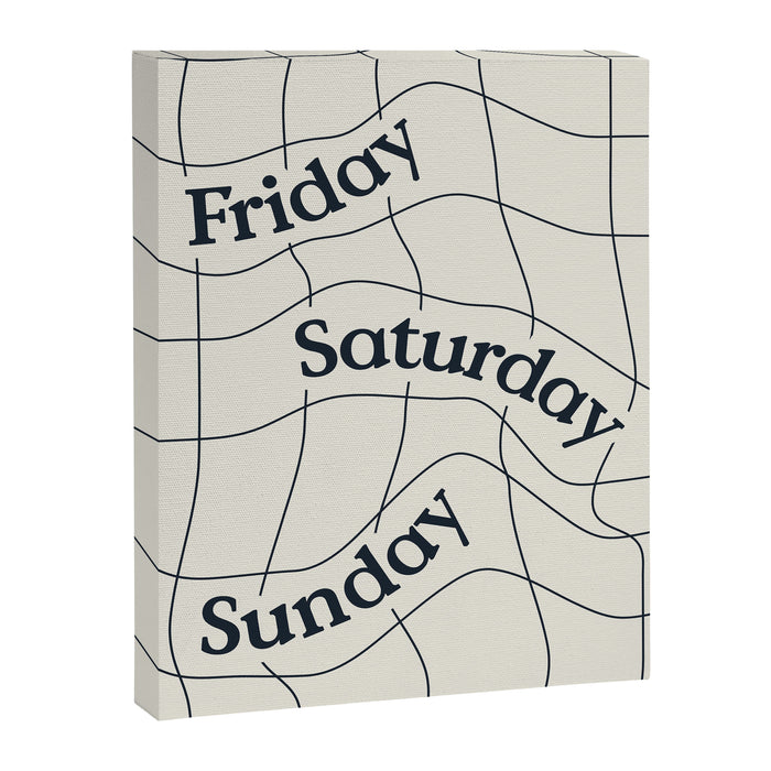 The Weekend Canvas Print Gallery Image 1