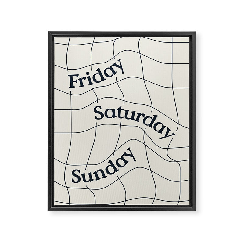 The Weekend Framed Canvas Print Gallery Image 6
