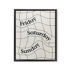 The Weekend Framed Canvas Print Gallery Image 6