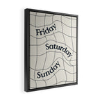 The Weekend Framed Canvas Print Gallery Image 2