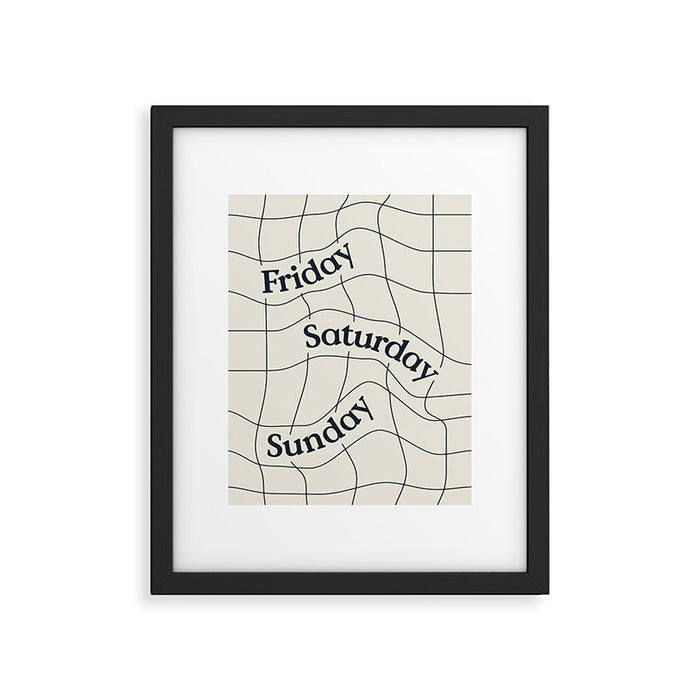 The Weekend Framed Art Print Gallery Image 1