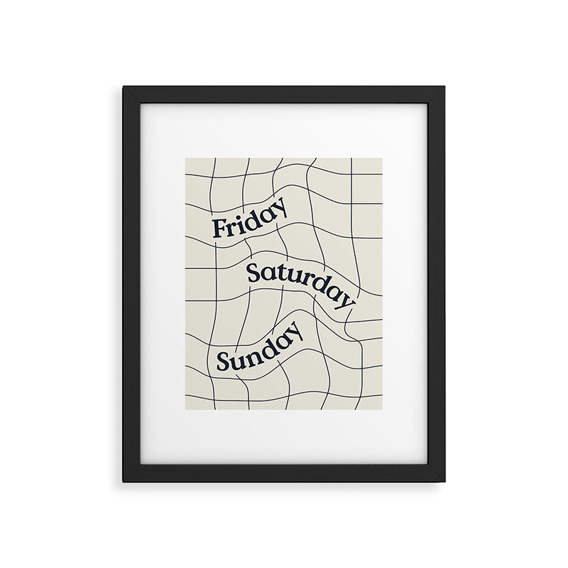 The Weekend Framed Art Print Gallery Image 5