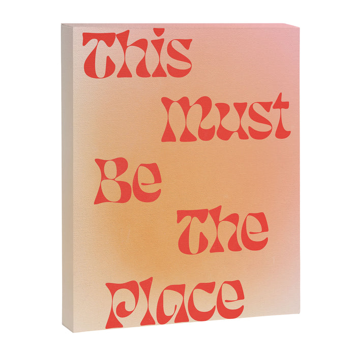This Must Be The Place: Gradient Edition Canvas Print Gallery Image 1