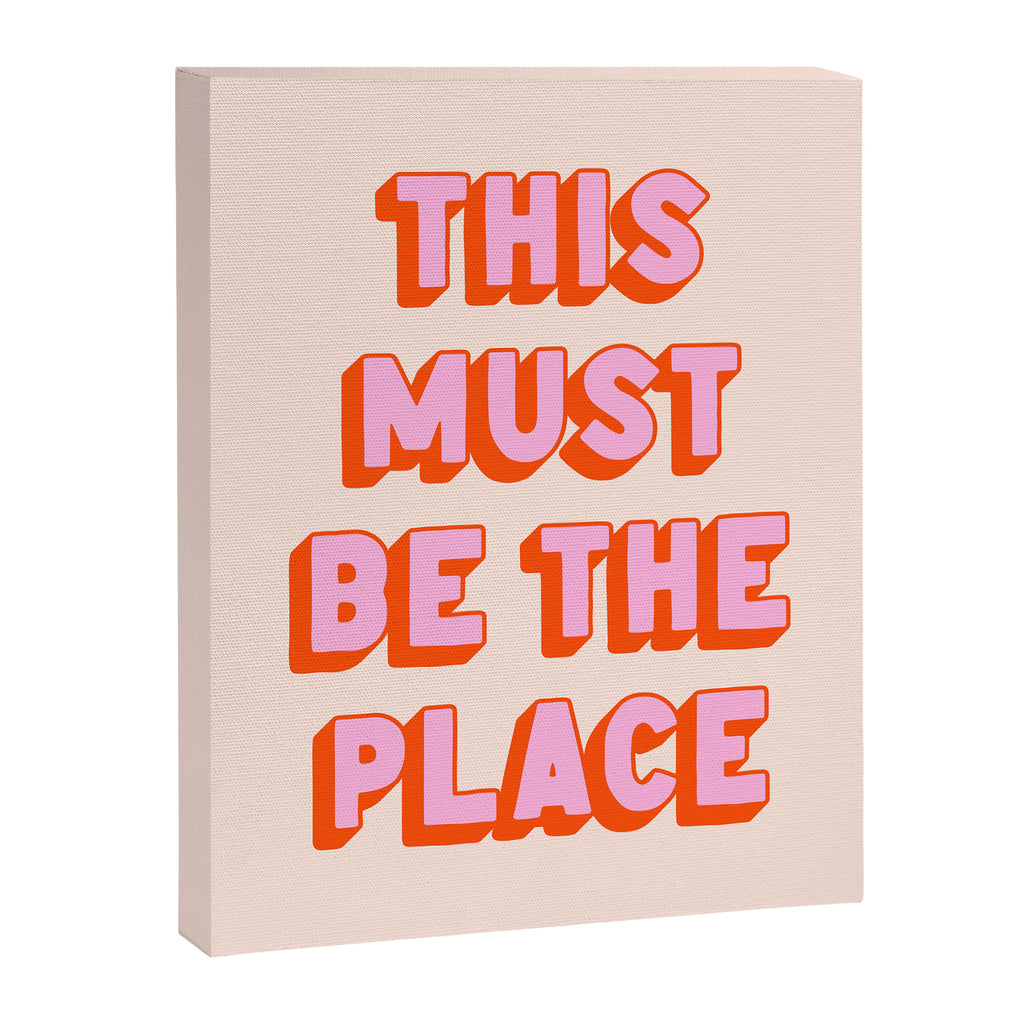 This Must Be The Place: The Peach Edition Canvas Print Gallery Image 6