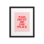 This Must Be The Place Framed Art Print Gallery Image 4