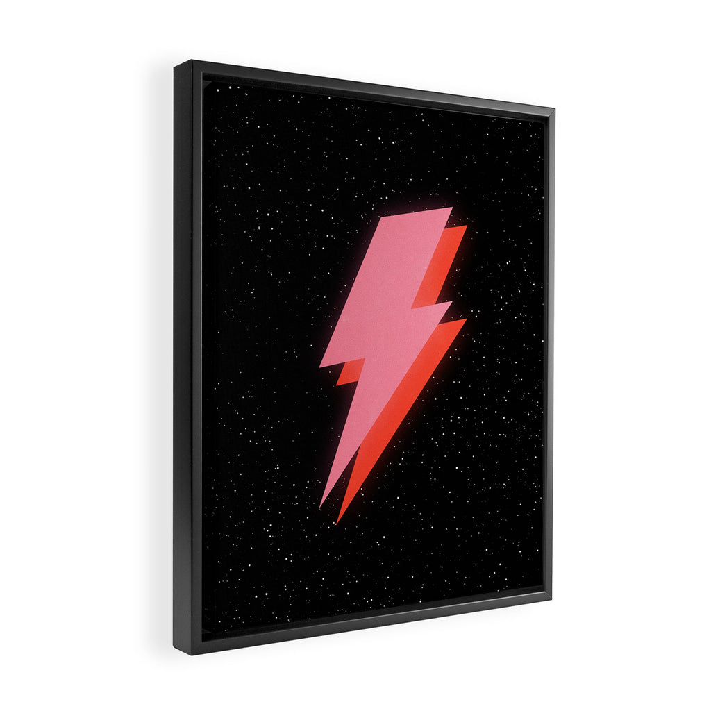 Thunderbolt: Glowing Astro Edition Framed Canvas Print Gallery Image 2