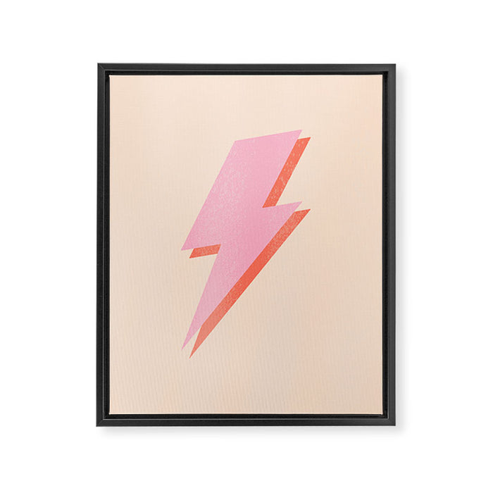 Thunderbolt: The Peach Edition Framed Canvas Print Gallery Image 1