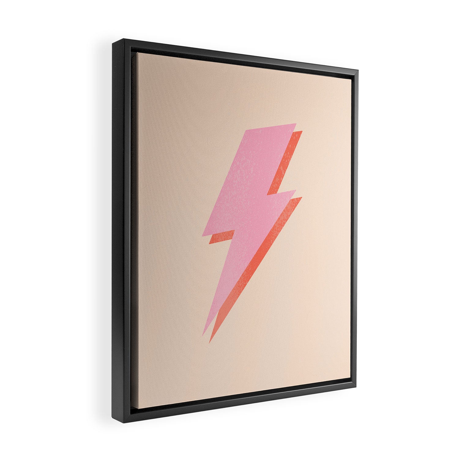 Thunderbolt: The Peach Edition Framed Canvas Print Gallery Image 2