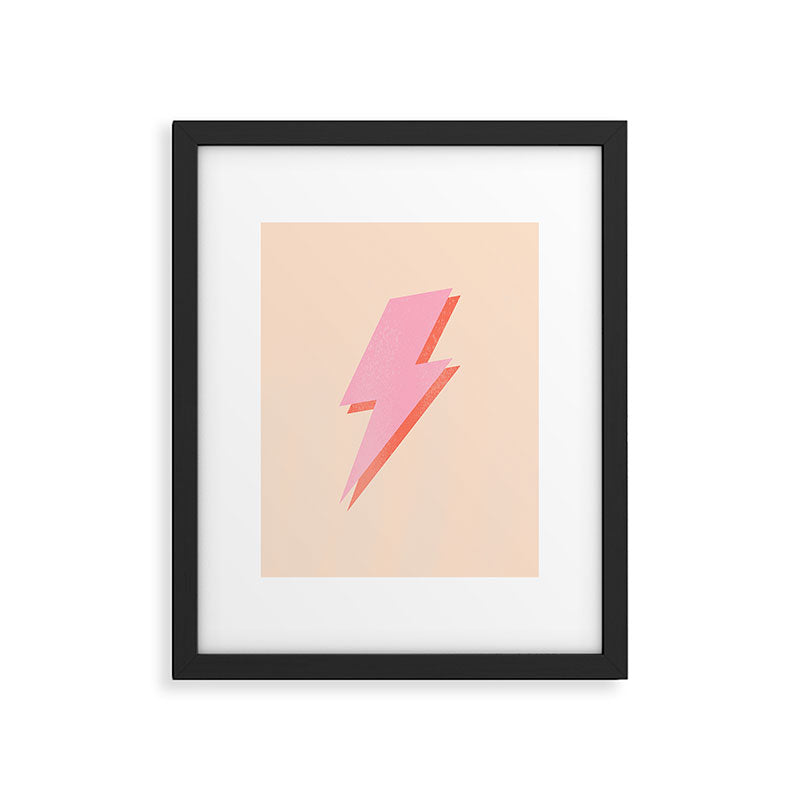 Thunderbolt: The Peach Edition Framed Art Print Gallery Image 5
