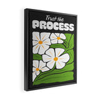 Trust the Process: Flower Market | Typography Edition 01 Framed Canvas Print Gallery Image 2