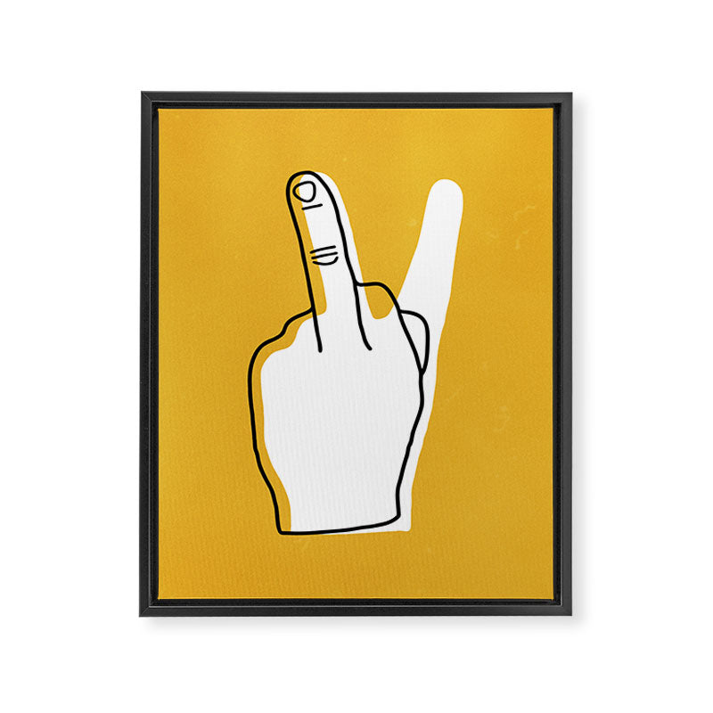 Two Moods Only Framed Canvas Print Gallery Image 6