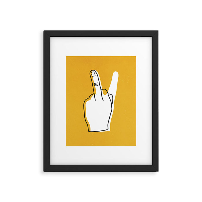 Two Moods Only Framed Art Print Gallery Image 1