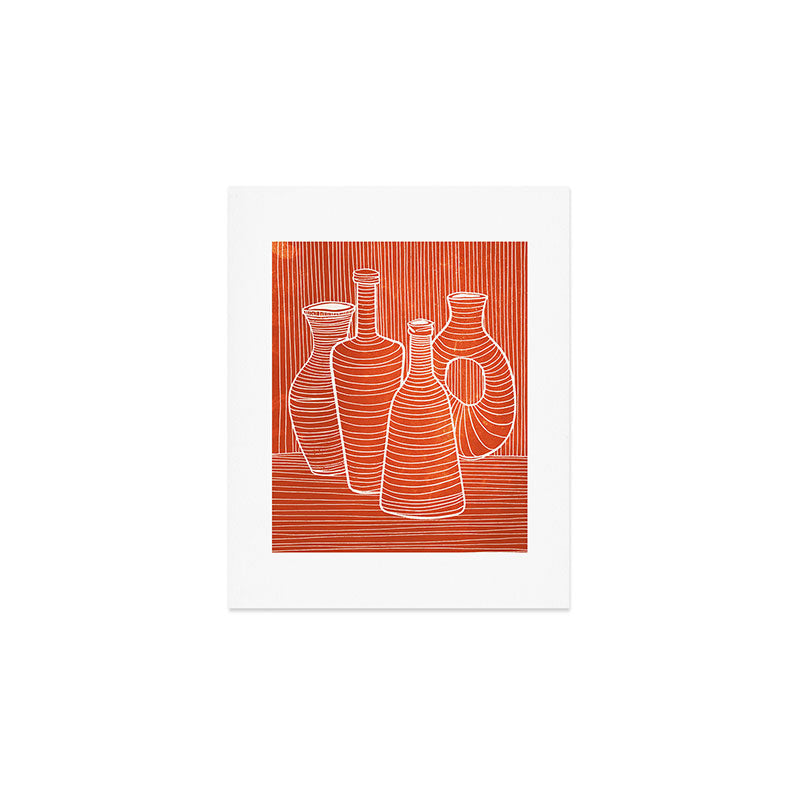 VASES 01: Terracotta Edition Art Print Gallery Image 1