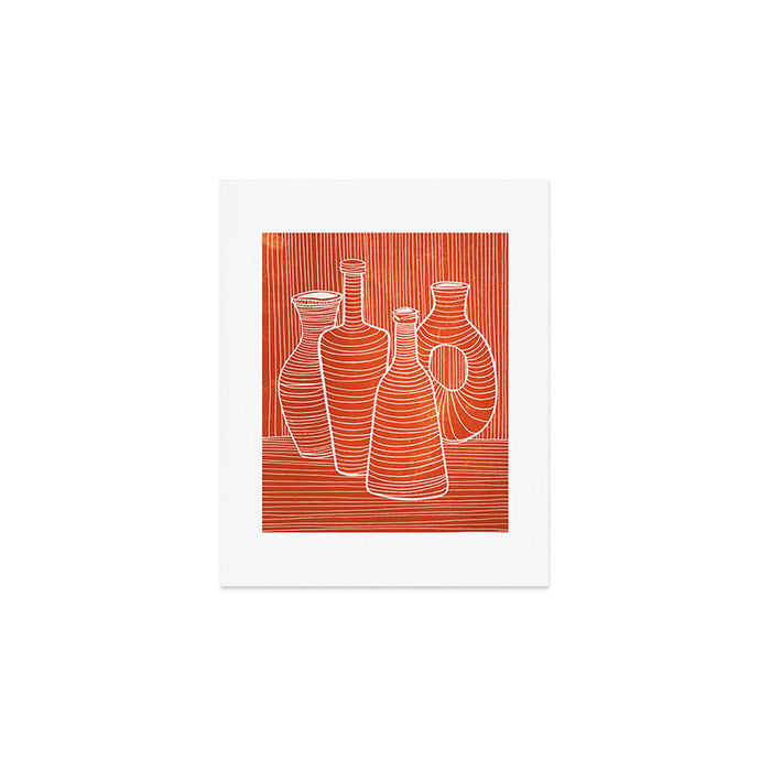 VASES 01: Terracotta Edition Art Print Gallery Image 1