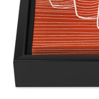 VASES 01: Terracotta Edition Framed Canvas Print Gallery Image 3