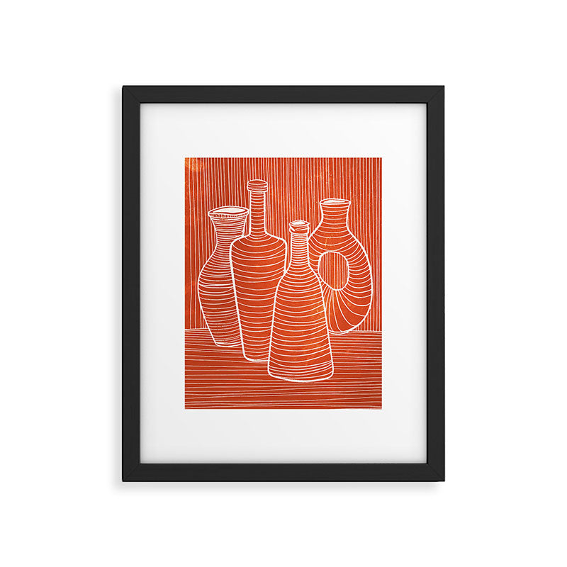 VASES 01: Terracotta Edition Framed Art Print Gallery Image 5