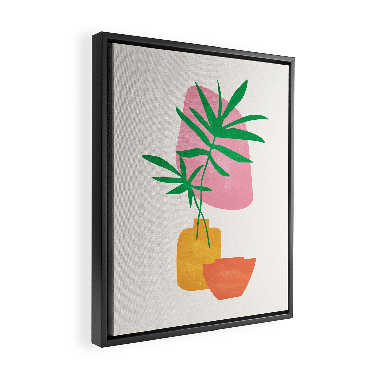 Vases & Stuff II Framed Canvas Print Gallery Image 2
