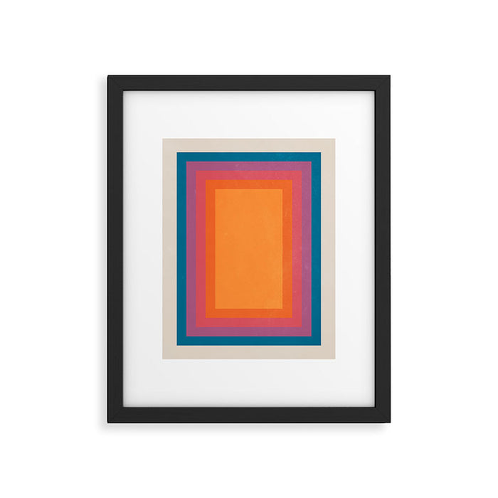 Vintage California Sun 02 Framed Art Print Gallery Image 1