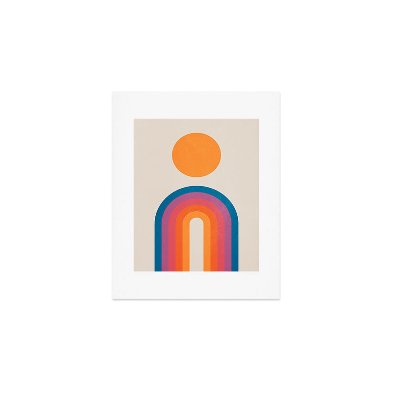 Vintage California Sun: Arches Art Print Gallery Image 1
