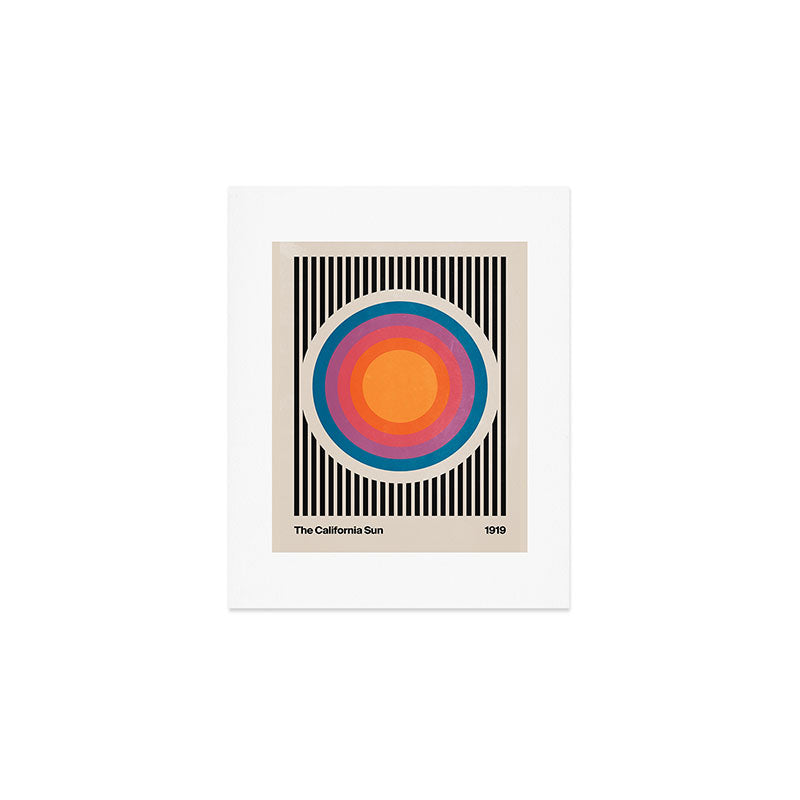 Vintage California Sun Art Print Gallery Image 1
