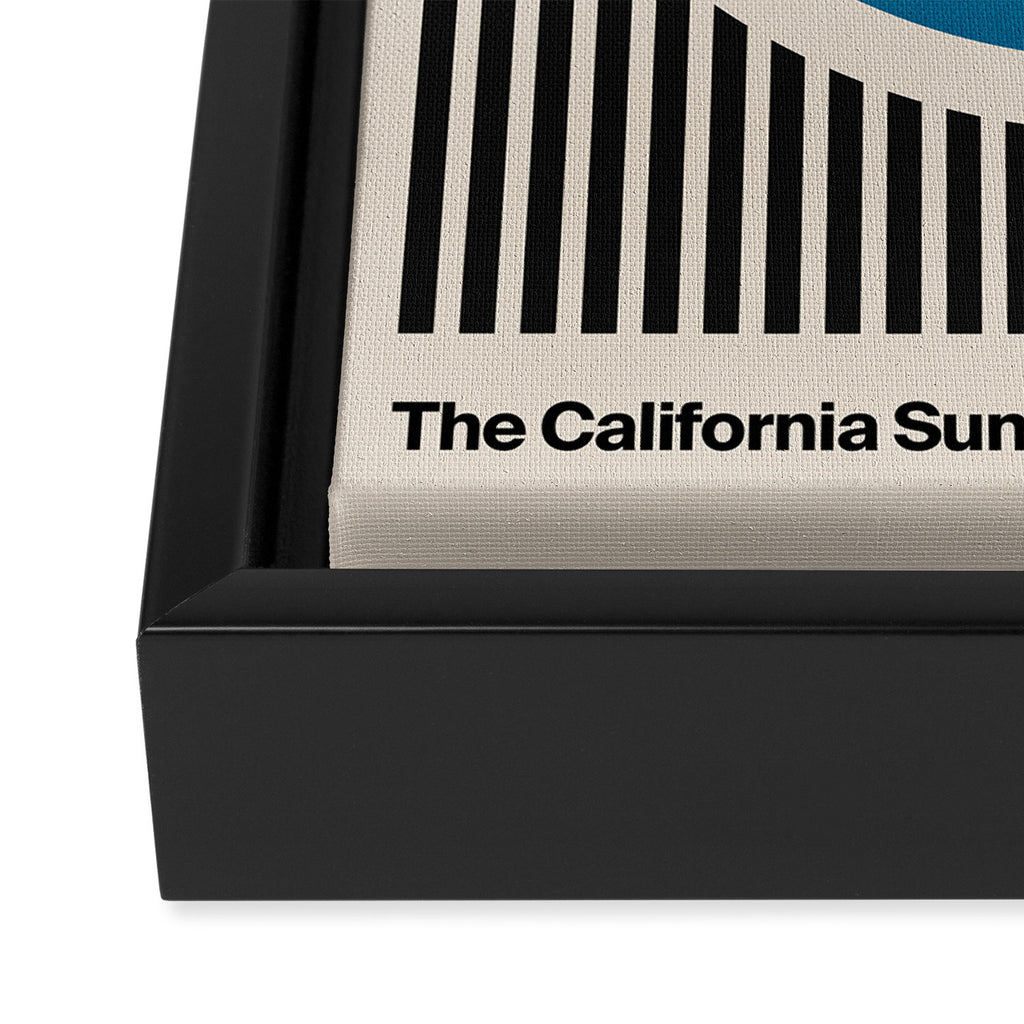 Vintage California Sun Framed Canvas Print Gallery Image 3