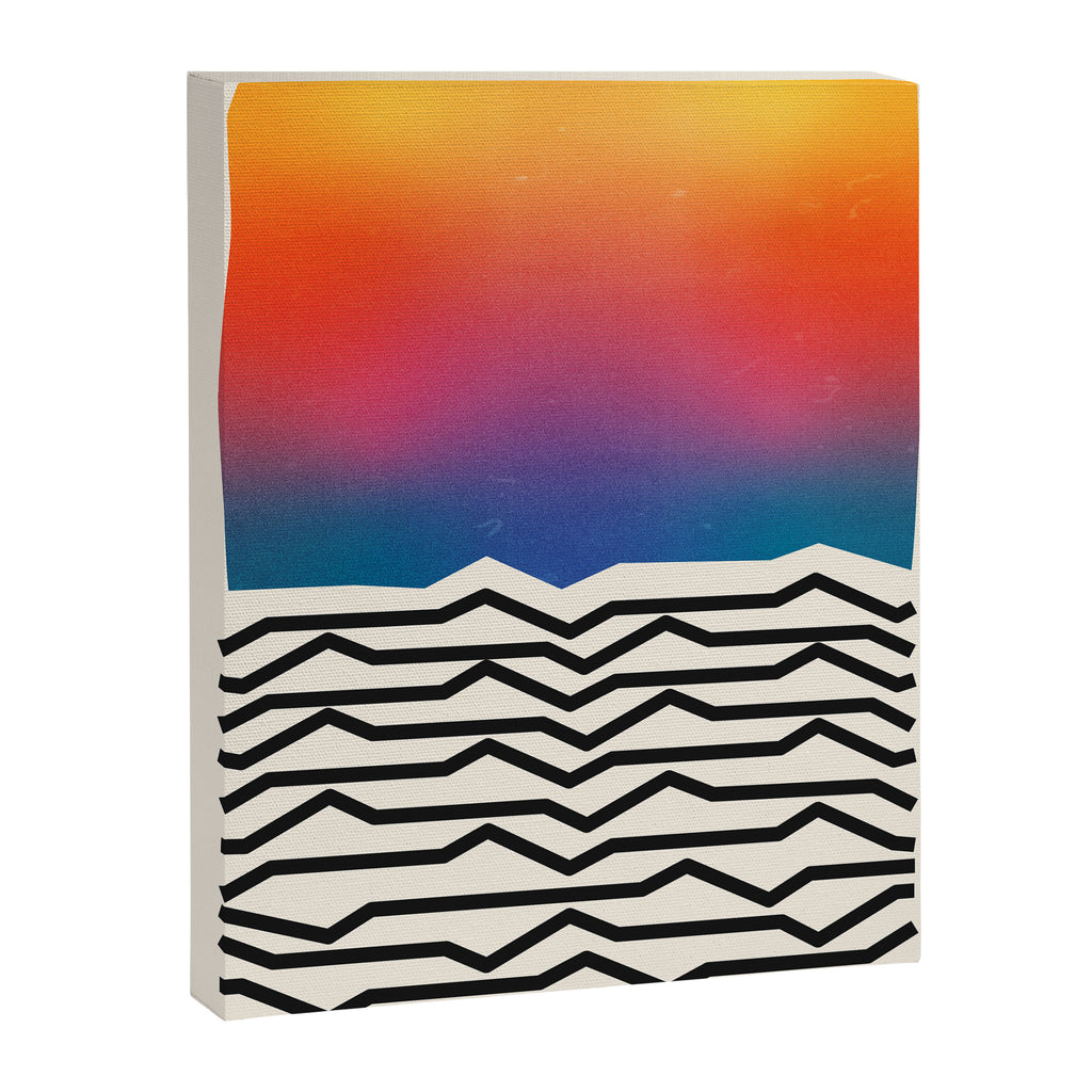 Vintage California Waves Canvas Print Gallery Image 6