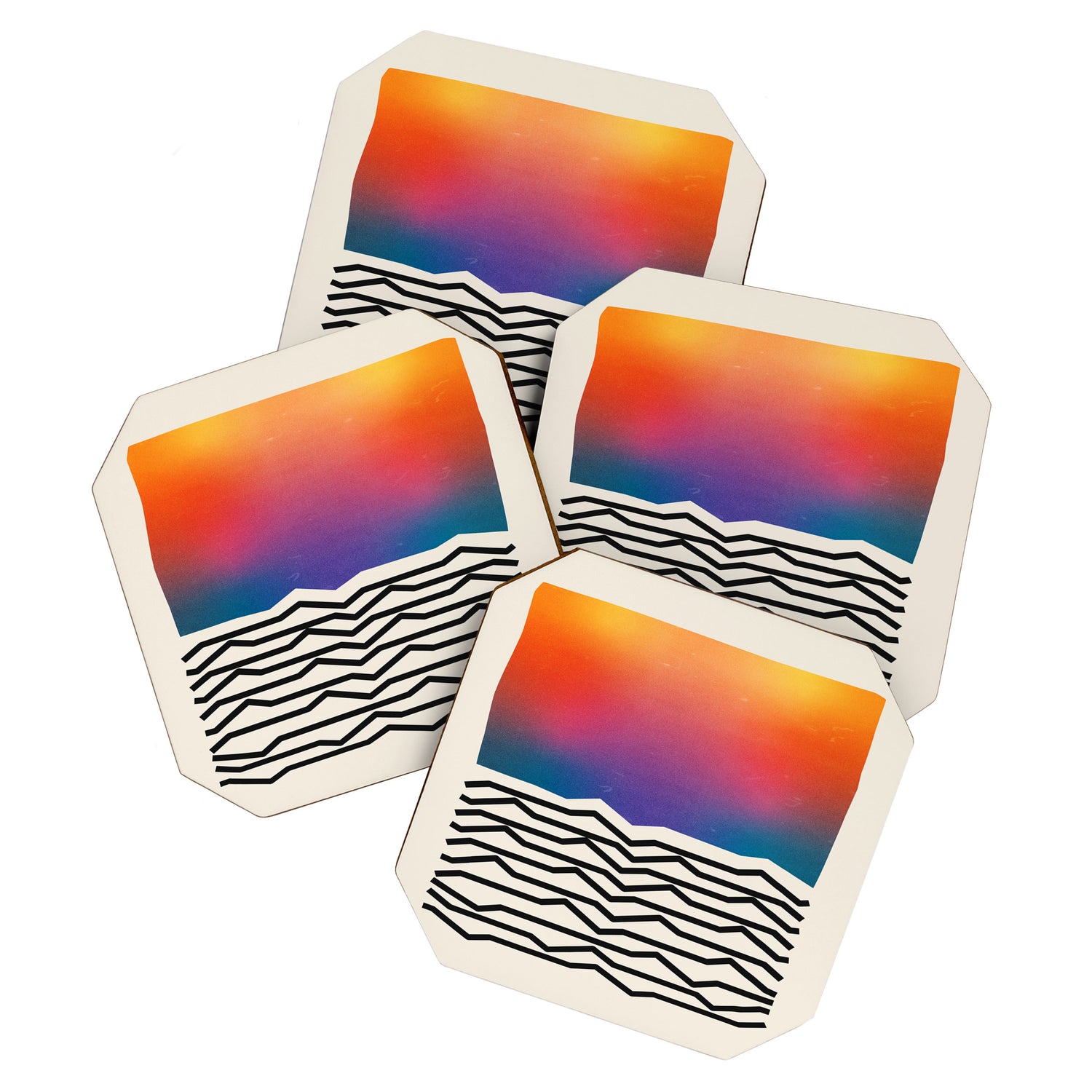 Vintage California Waves Coaster Gallery Image 1