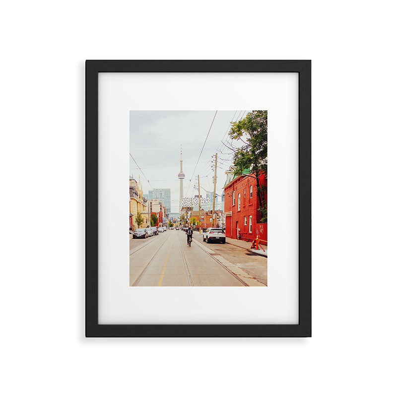 Vintage Toronto CN Tower Framed Art Print Gallery Image 5
