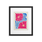 Viva Magenta Daisies Framed Art Print Gallery Image 5