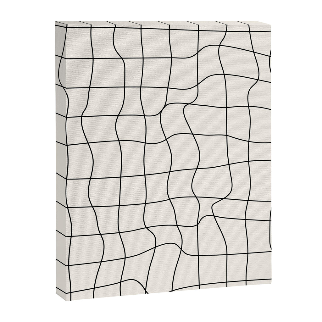 Warp Grid: Off-White Day Edition Canvas Print Gallery Image 6
