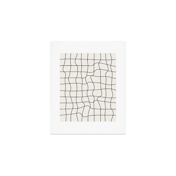 Warp Grid: Off-White Day Edition Art Print Gallery Image 1