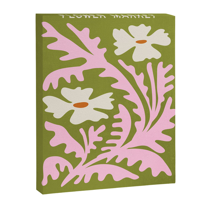 Wasabi & Cupid: Les Fleurs | Flower Market Color Series 10 Canvas Print Gallery Image 1