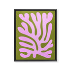 Wasabi & Lavender: Matisse Paper Cutouts 05 Framed Canvas Print Gallery Image 6