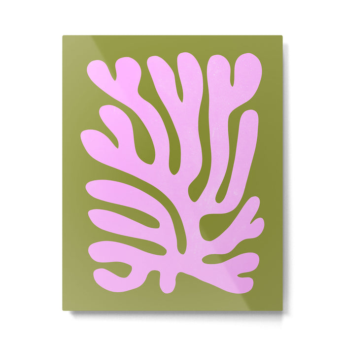 Wasabi & Lavender: Matisse Paper Cutouts 05 Metal Print Gallery Image 1