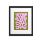 Wasabi & Lavender: Matisse Paper Cutouts 05 Framed Art Print Gallery Image 5