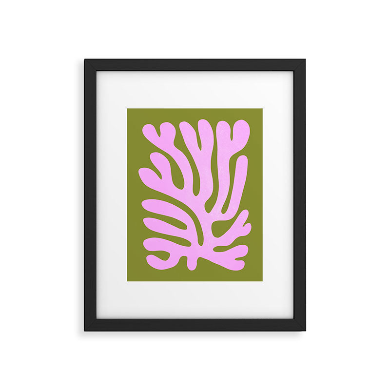 Wasabi & Lavender: Matisse Paper Cutouts 05 Framed Art Print Gallery Image 5