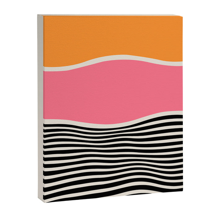 Wavy Ripples: Mid Century Edition Canvas Print Gallery Image 1