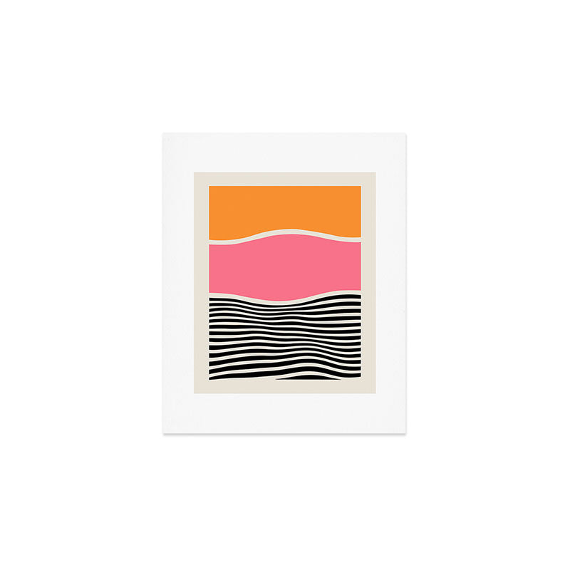 Wavy Ripples: Mid Century Edition Art Print Gallery Image 1
