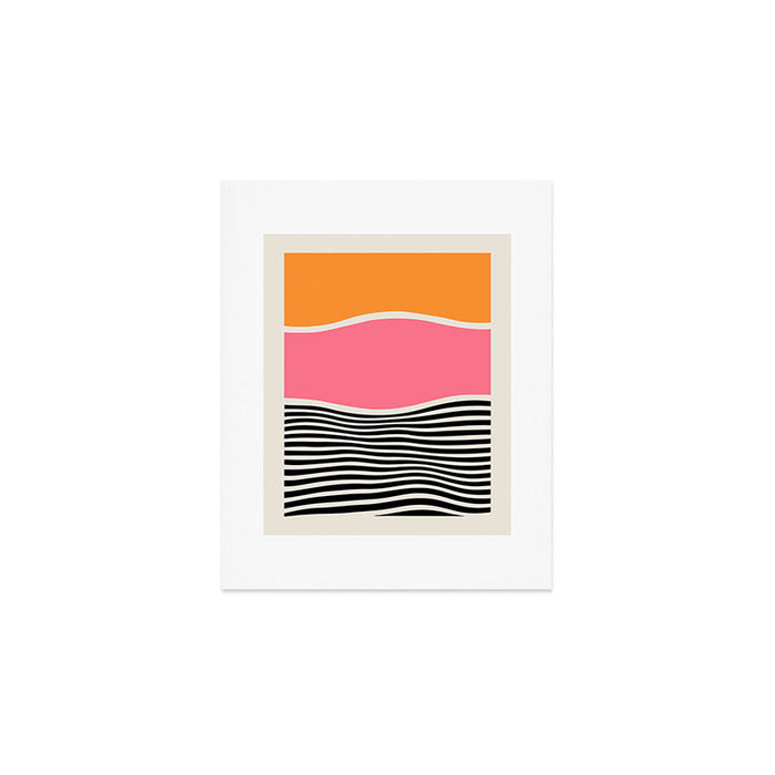 Wavy Ripples: Mid Century Edition Art Print Gallery Image 1