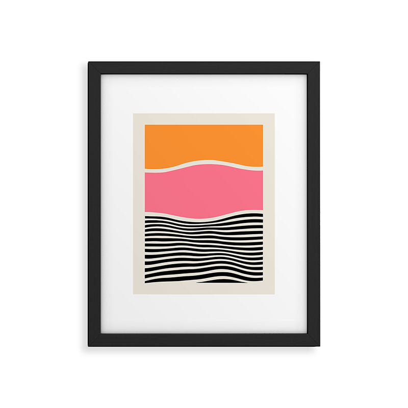 Wavy Ripples: Mid Century Edition Framed Art Print Gallery Image 5