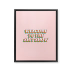 Welcome To The Shitshow: The Rainbow Edition Framed Canvas Print Gallery Image 8