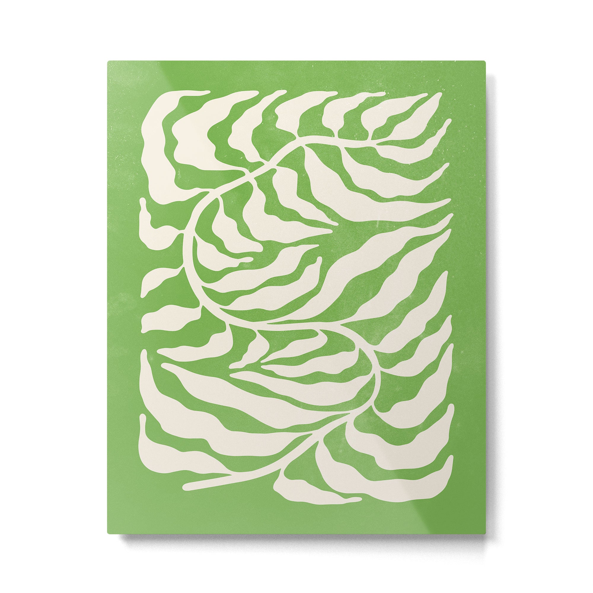 Wild Ferns: Forest Green Edition Metal Print Gallery Image 4