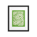 Wild Ferns: Forest Green Edition Framed Art Print Gallery Image 5