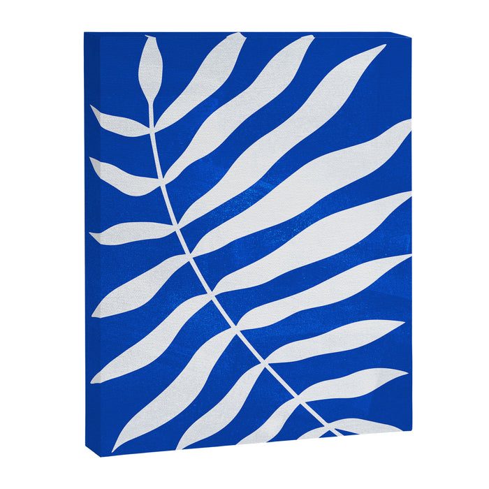 Wild Ferns: Persian Blue Edition Canvas Print Gallery Image 1