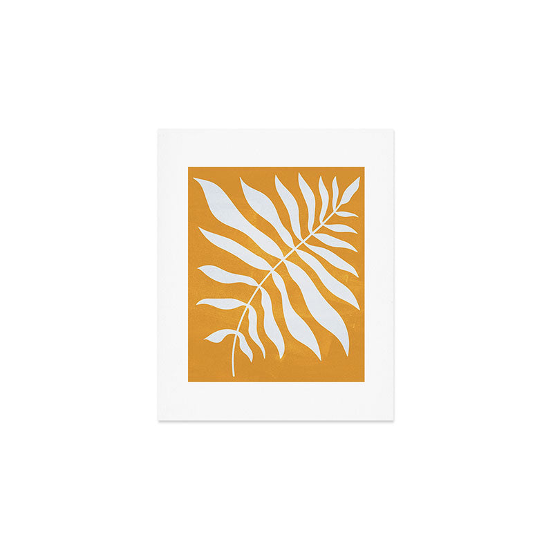 Wild Ferns: Tulip Yellow Edition Art Print Gallery Image 1