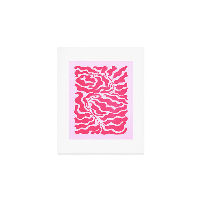 Wild Ferns: Wine Edition Art Print Gallery Image 1
