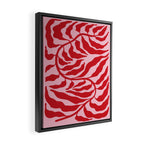 Wild Ferns: Wine Edition Framed Canvas Print Gallery Image 2