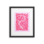 Wild Ferns: Wine Edition Framed Art Print Gallery Image 4
